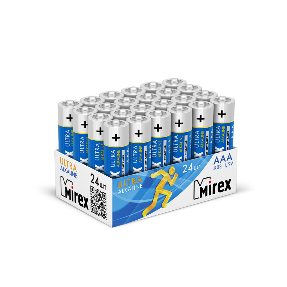 Батарейка Mirex LR03 / AAA 1,5V — изображение 1